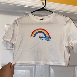 Love Who You Want Crop Top